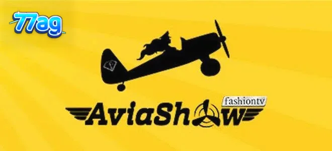 Tampilan antarmuka permainan Aviashow yang menampilkan pesawat lepas landas